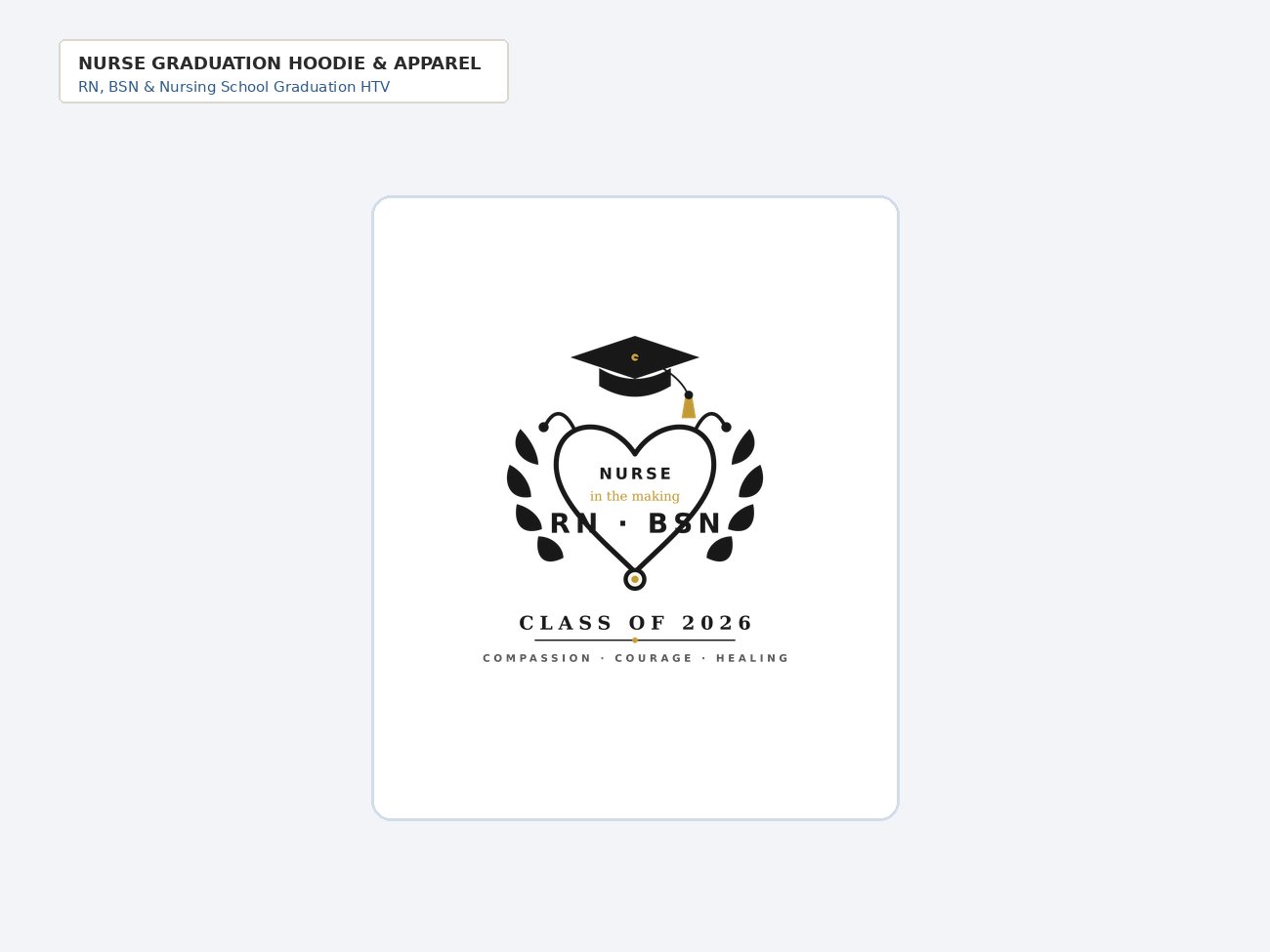 Personalized nurse graduation gift tumbler on oak desk with mortarboard cap and diploma
